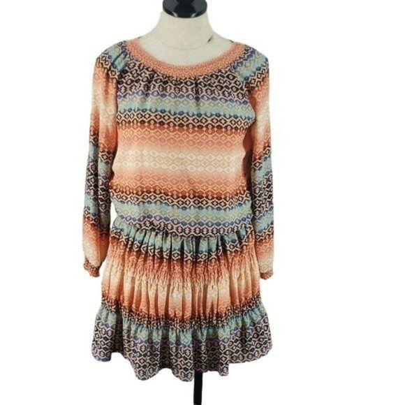 GB Girls‎ Multi Color Stripe Mini Dress - Picture 1 of 8